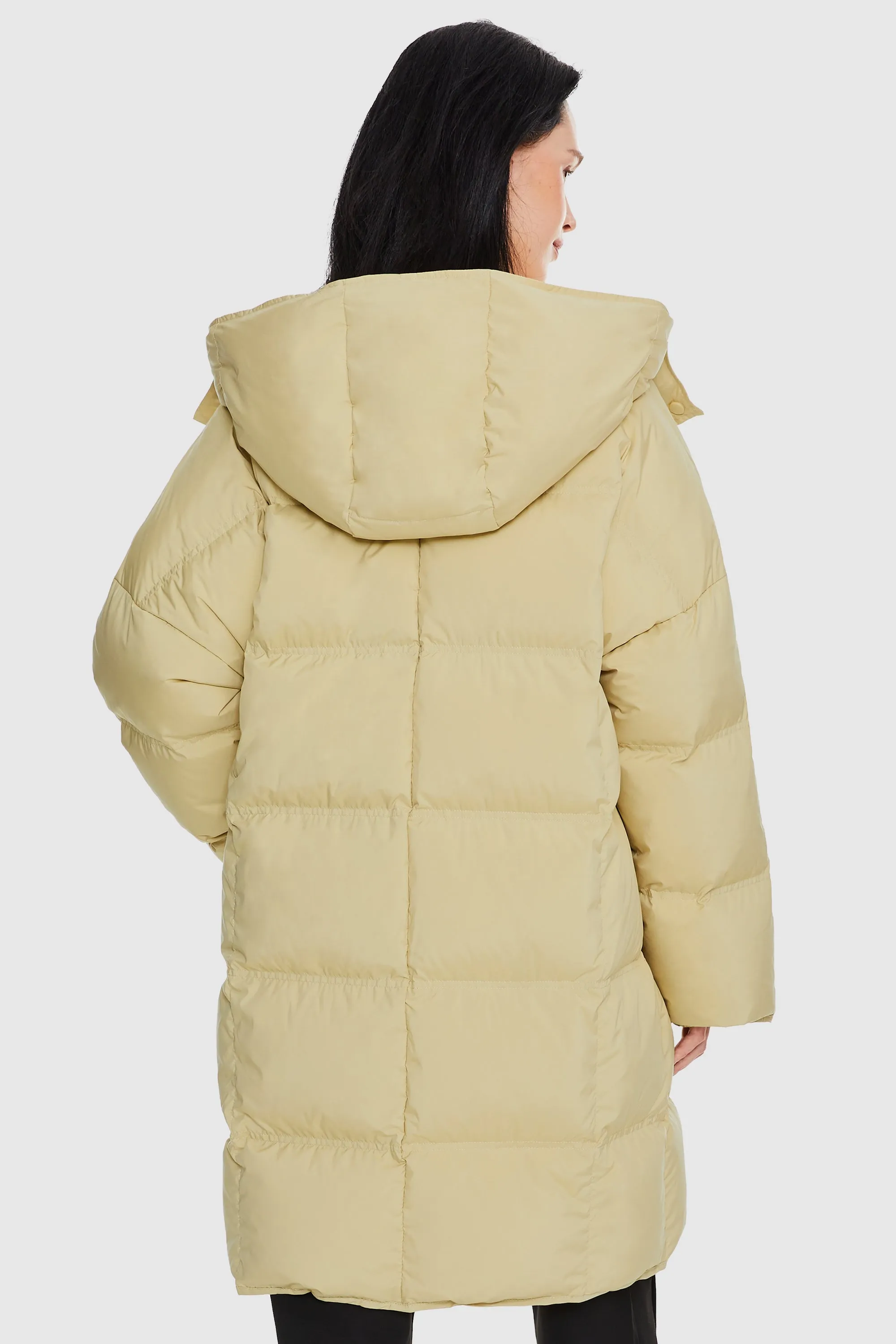 Puffy Puffer Jacket with Detachable Hood