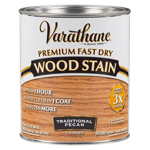 QT Fast Dry - Stain Traditional Pecan