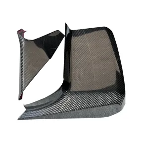 Rexpeed Dry Carbon Fiber Center Console Covers (MK5 Supra)