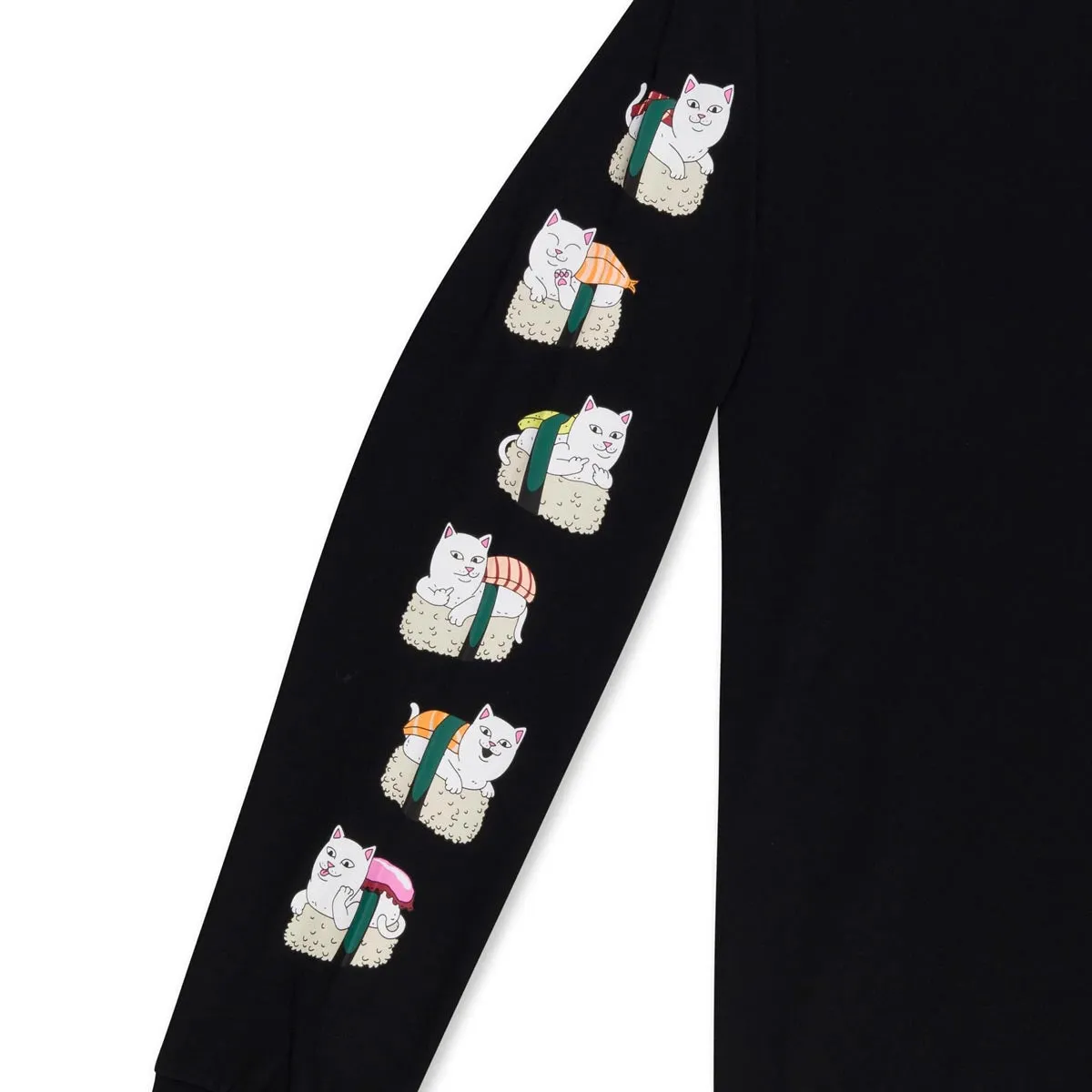 RIPNDIP Sushi Nerm Long Sleeve T-Shirt - Black