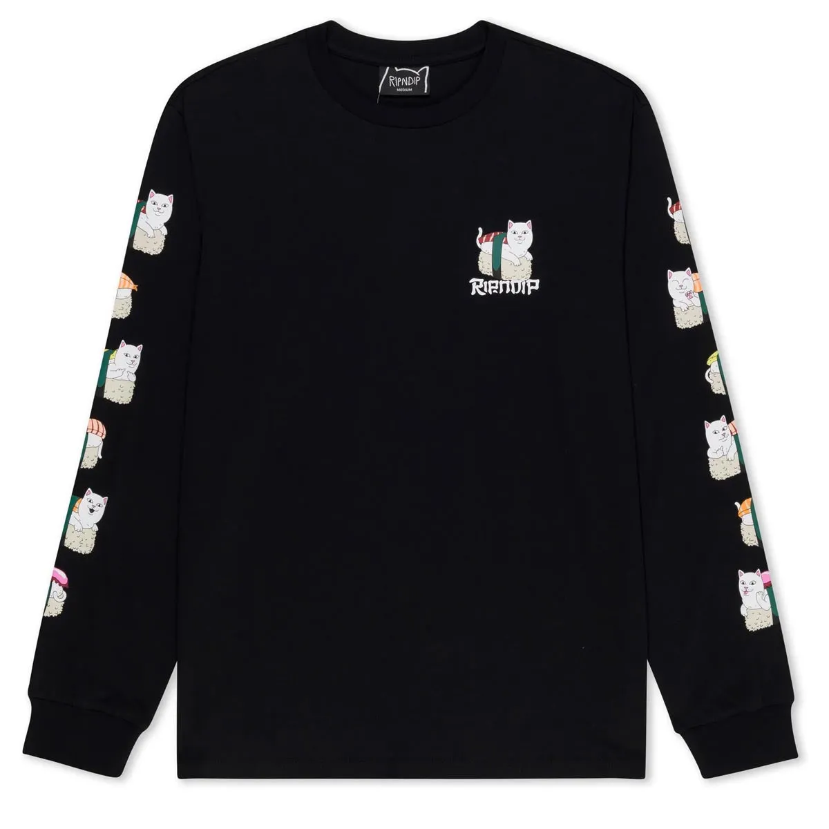 RIPNDIP Sushi Nerm Long Sleeve T-Shirt - Black