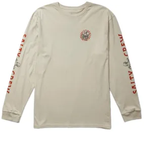 Salty Crew Tentacles Long Sleeve T-Shirt - Bone