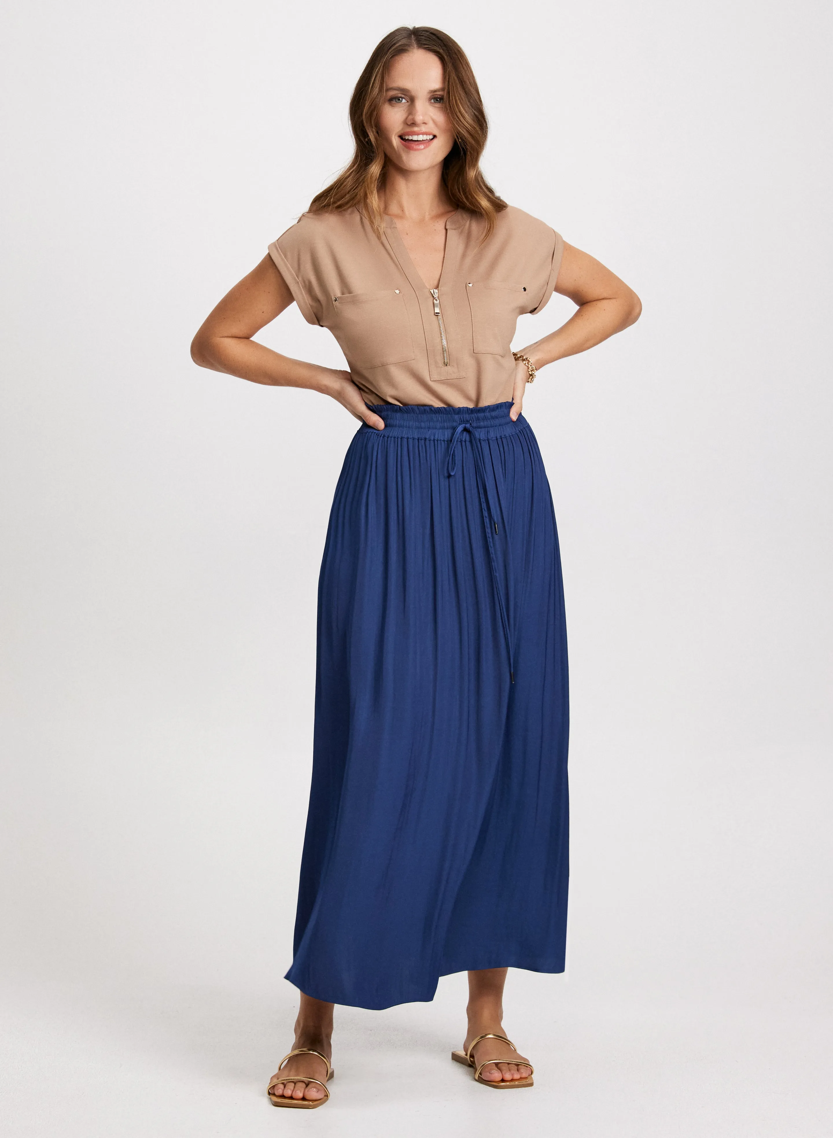 Satin Maxi Skirt