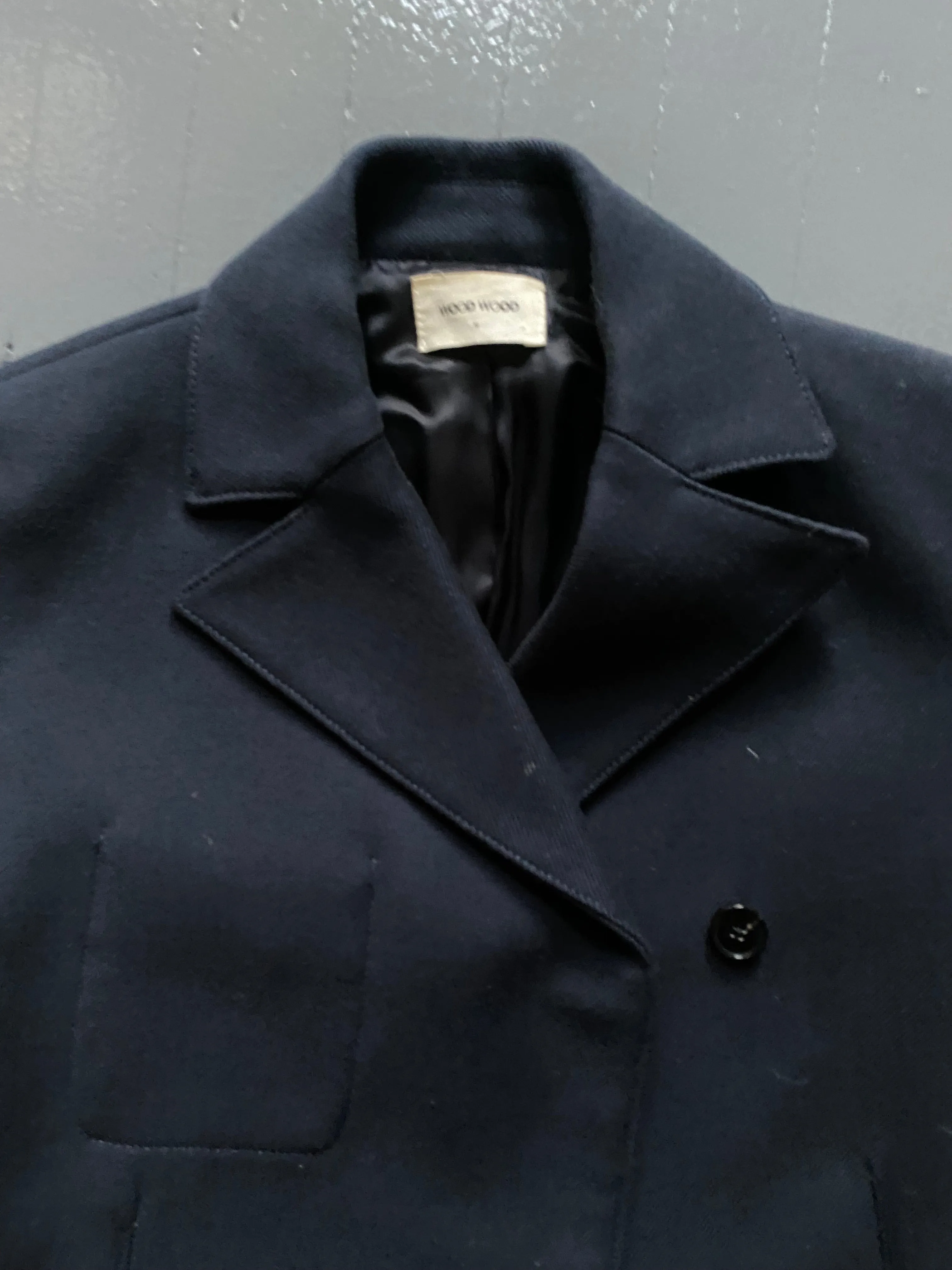 SC♡VS | WOOD WOOD MIDNIGHT PEACOAT