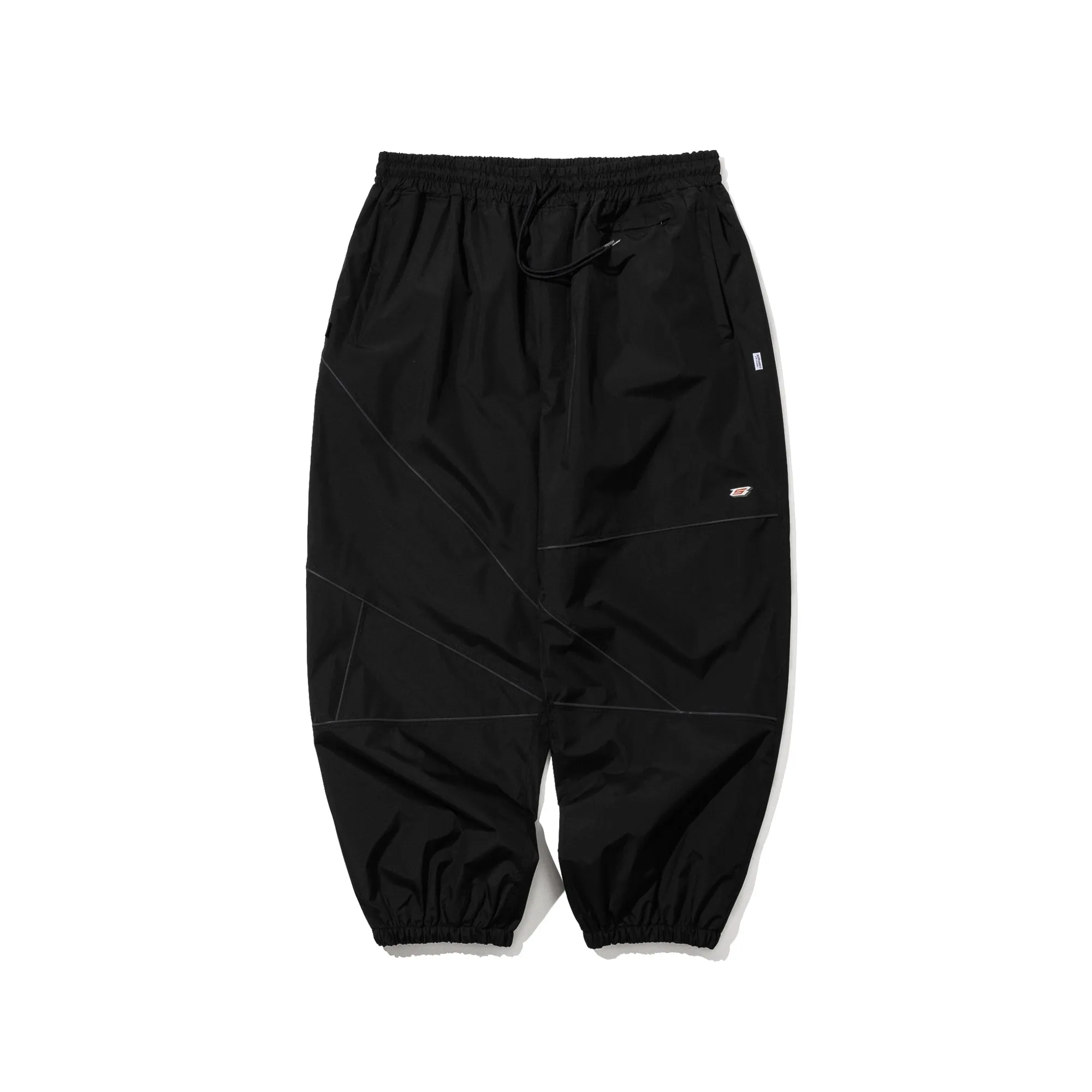 SPIDERWEB SUPER WIDE JOGGER PANTS BLACK