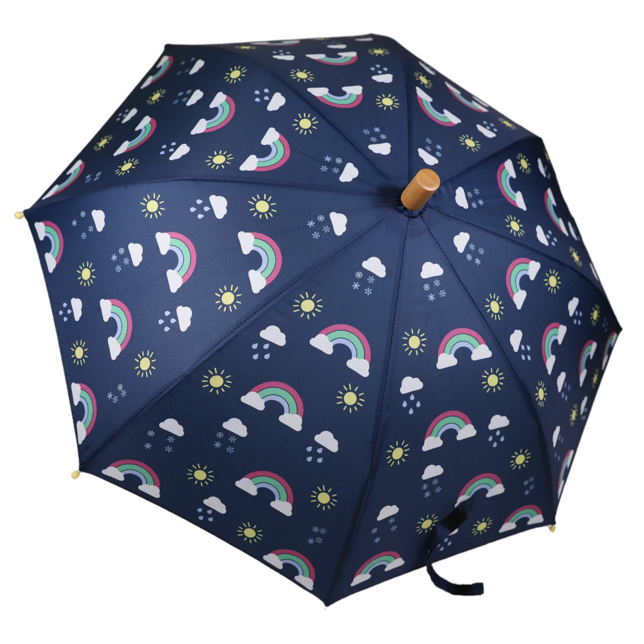 Sunshine & Rainbows Umbrella Peacoat