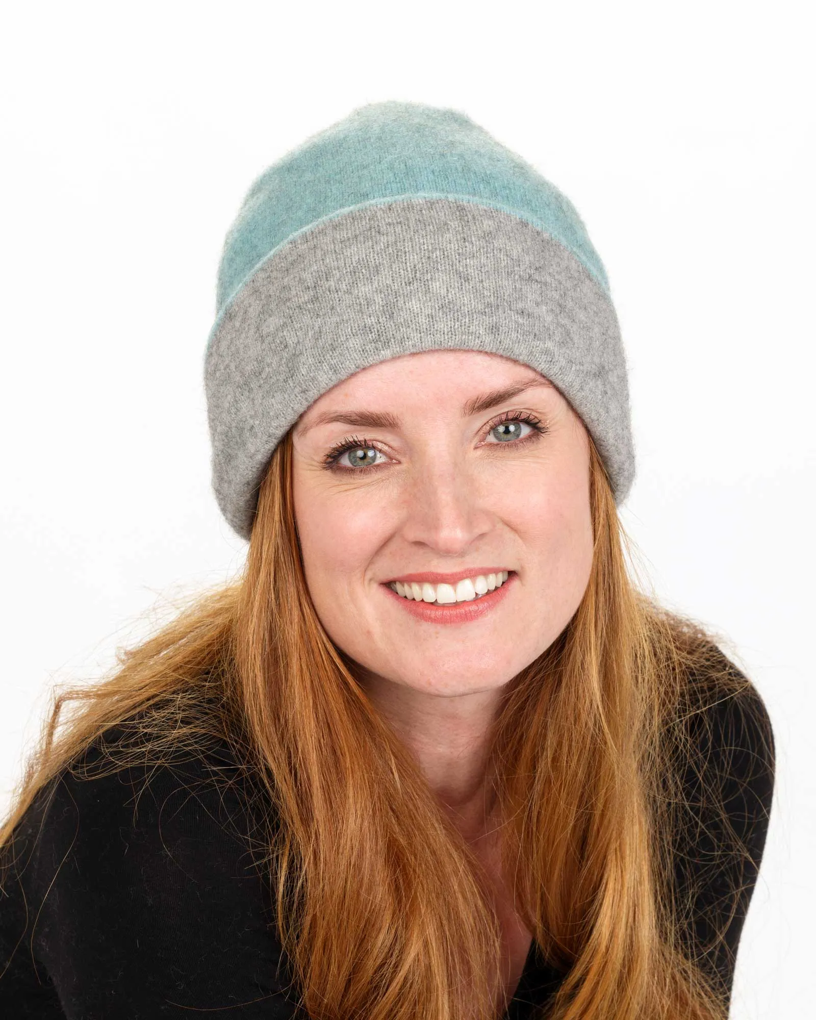 Topaz & Silver Reversible Beanie Hat - NX740