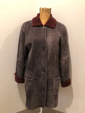 Vintage Dominic Bellissimo Dark Brown Shearling Coat