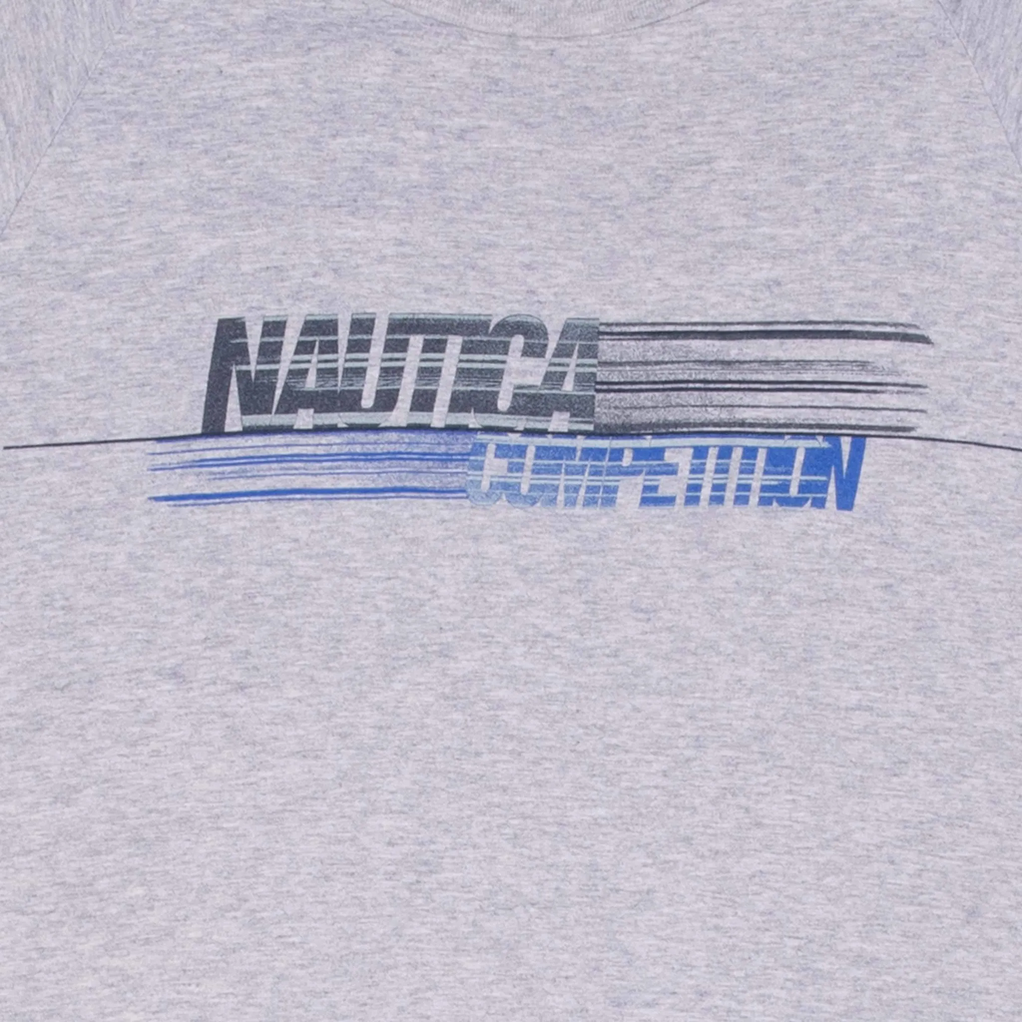 VINTAGE NAUTICA COMPETITION GREY LONG SLEEVE TEE SHIRT 2000S XL