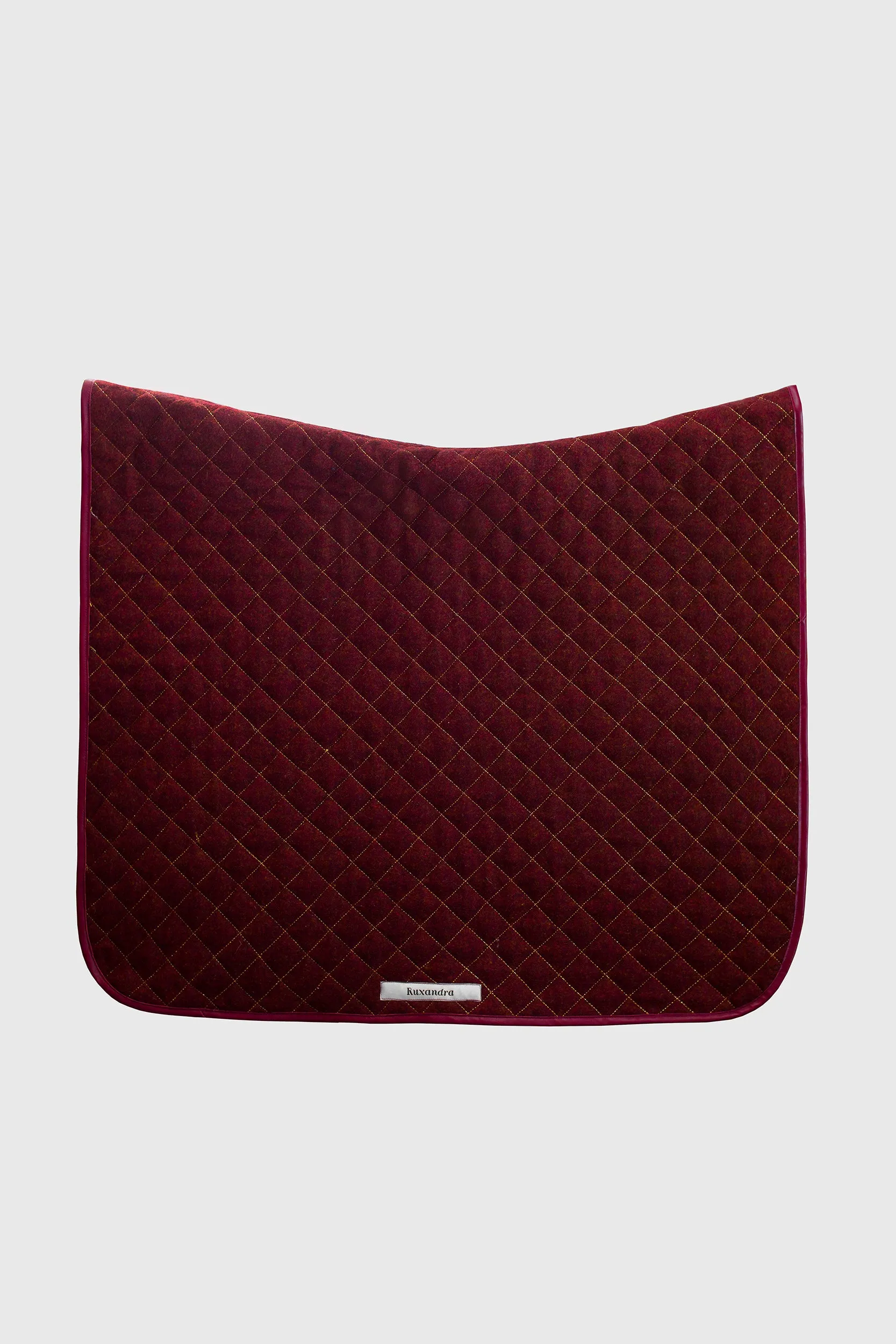 Virgin Wool Saddle Pad - Red