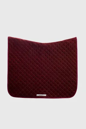 Virgin Wool Saddle Pad - Red