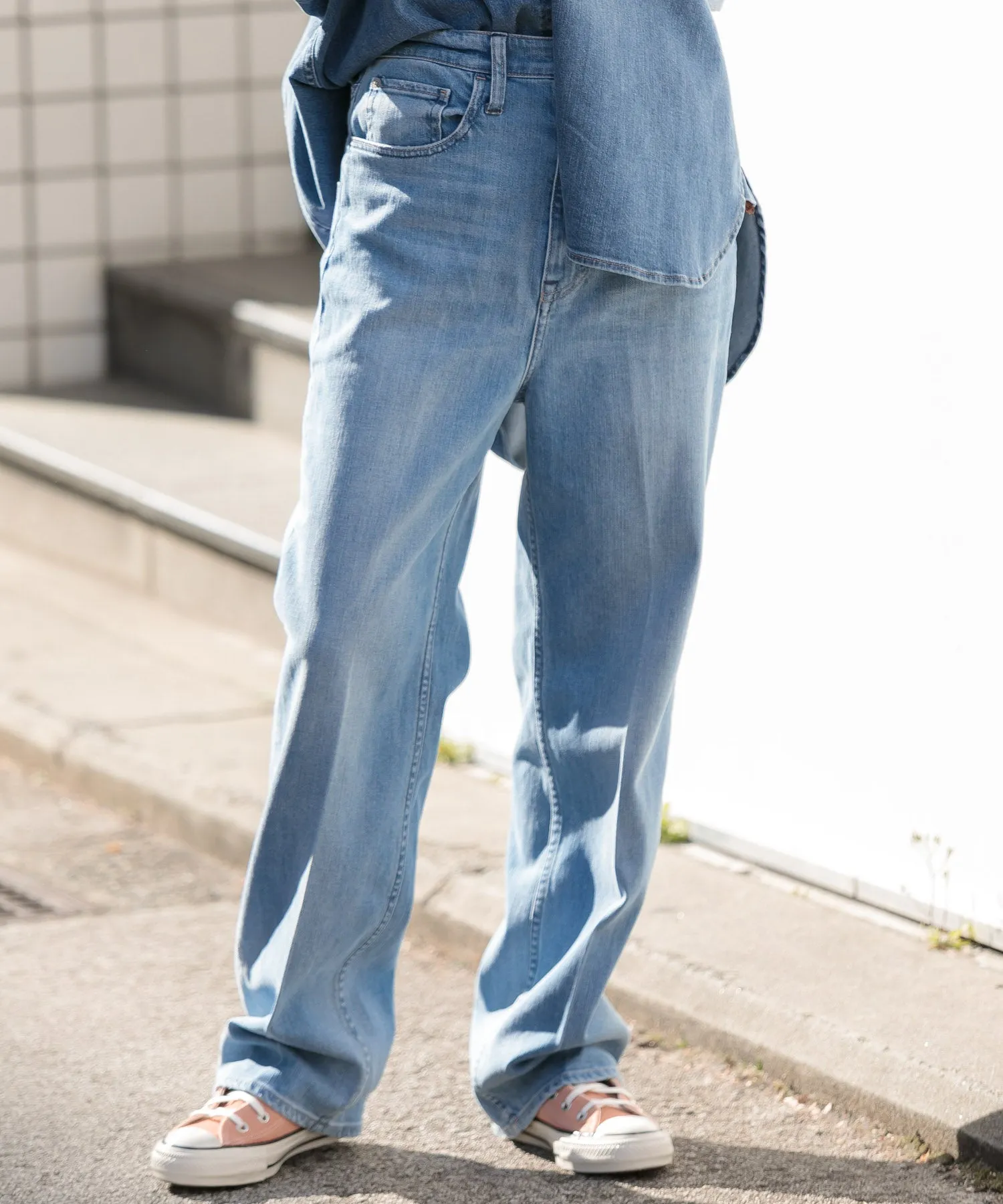 【WOMEN】Healthy denim Nuts Light Pocket