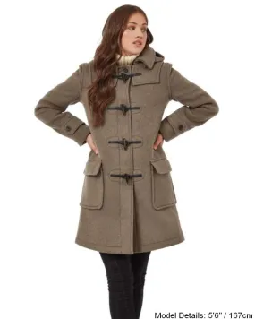 Women's London Classic Fit Duffle Coat - Mushroom