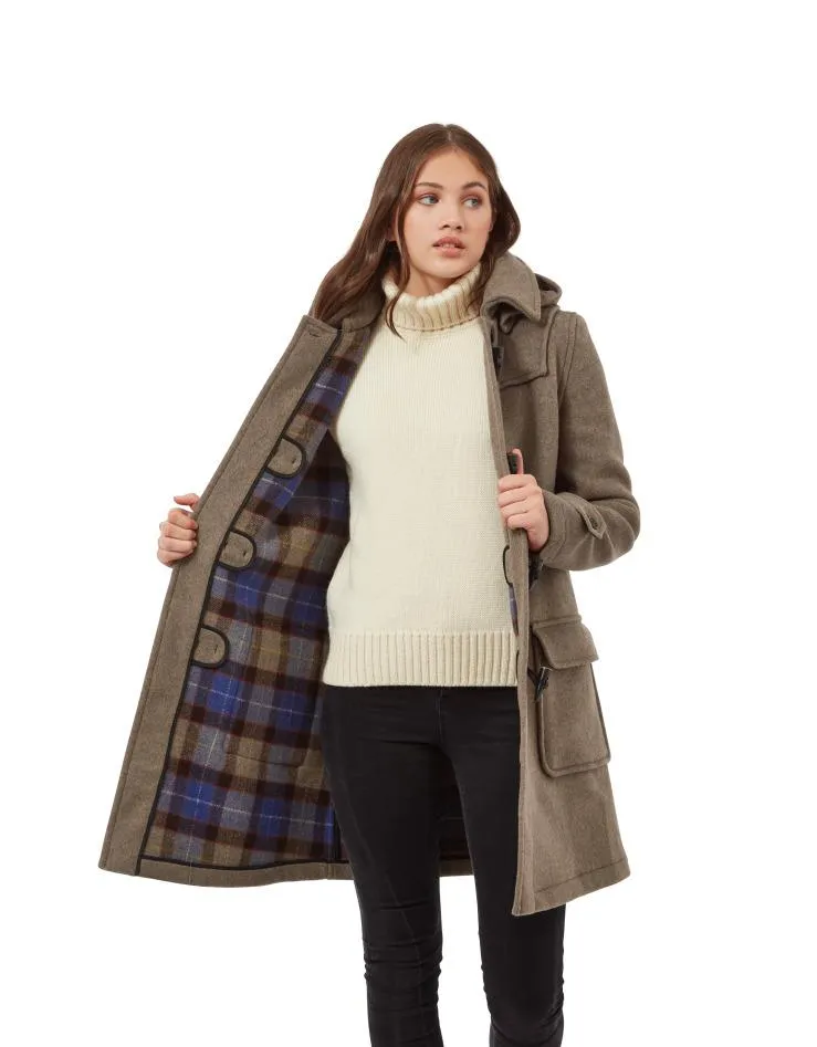 Women's London Classic Fit Duffle Coat - Mushroom