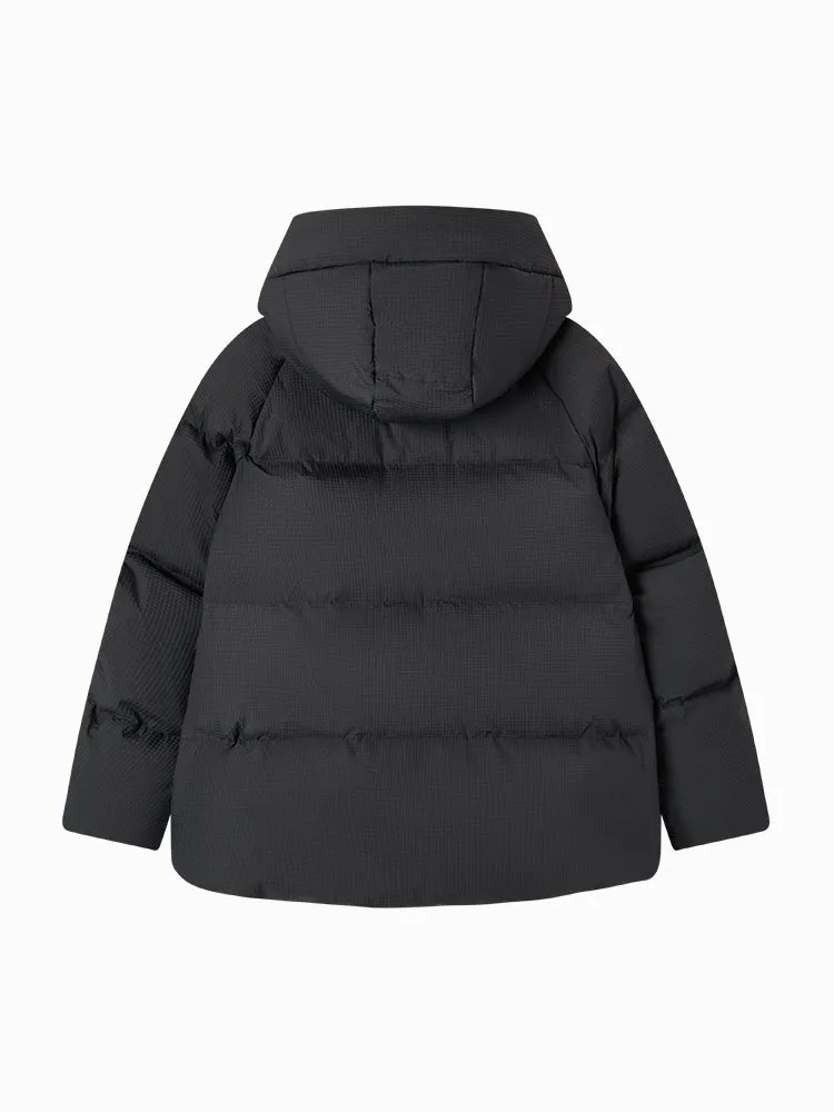 Women's short thick down jacket