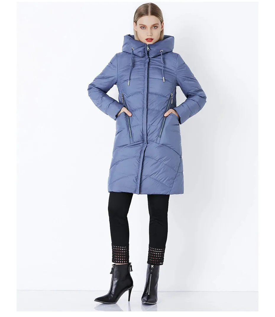 Women's Winter Thick Windproof Hooded Warm Down Coat