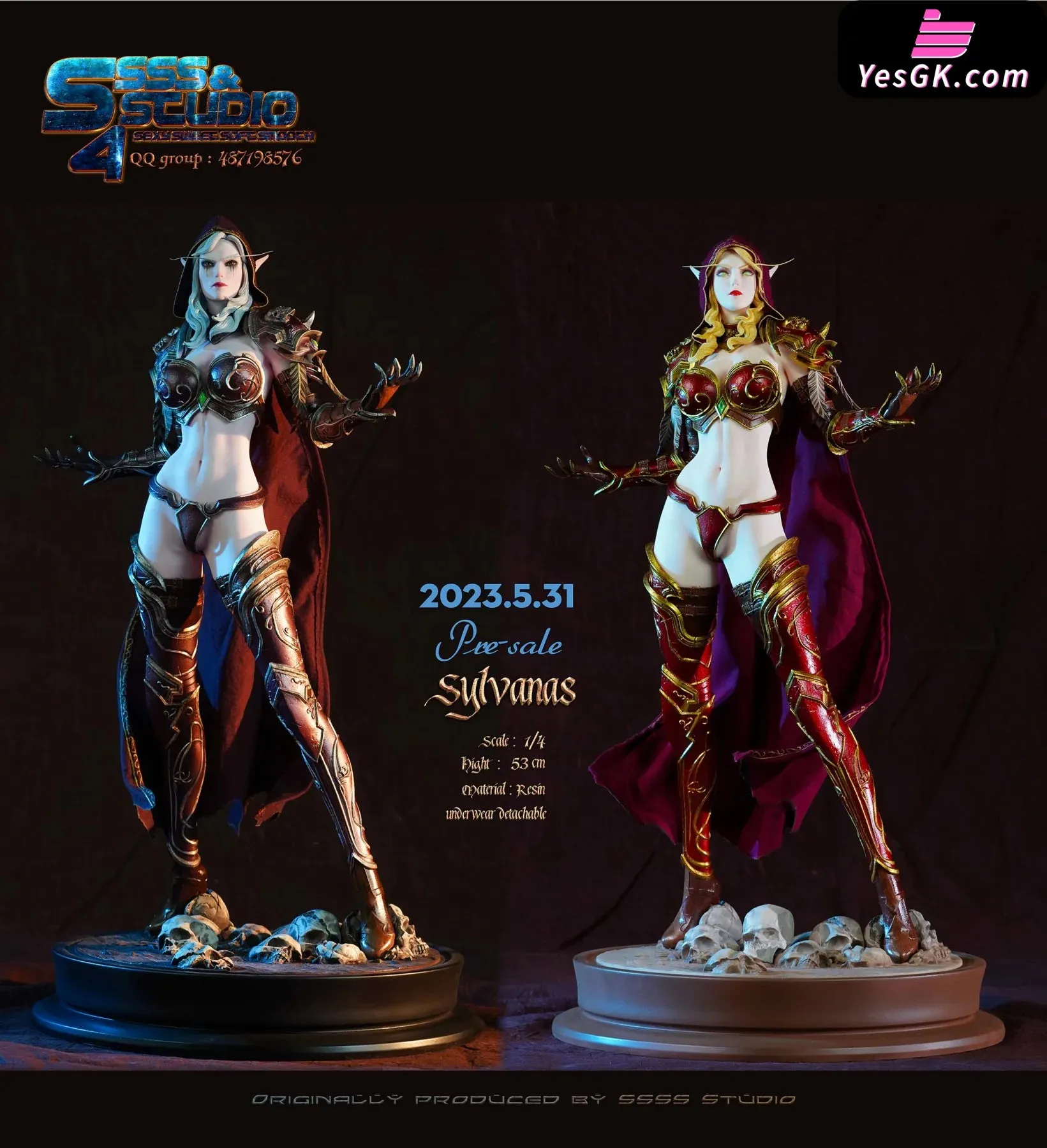 World of Warcraft Sylvanas Windrunner Resin Statue - Super Sexy Statue Studio [Pre-Order Closed]