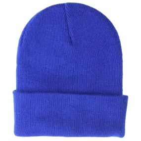 Yakwax Foldover Junior Cuffed Beanie - Royal Blue